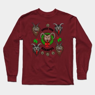 Krampus Collage Long Sleeve T-Shirt